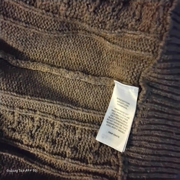 Thomas Parker NY Men's Brown Cardigan Button down Sweater NWTS - Picture 5 of 13